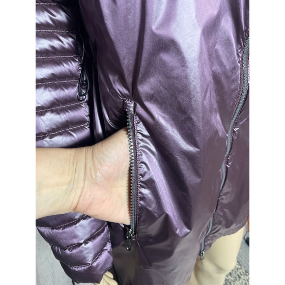NWT New $355 Colmar Hoodie Partially Quilted Purple Jacket Size 42(IT) US S - Picture 12 of 14